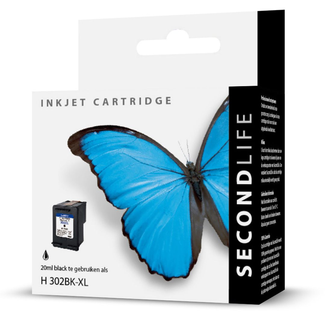 SecondLife - HP 302 XL Black SecondLife - HP 302 XL Black